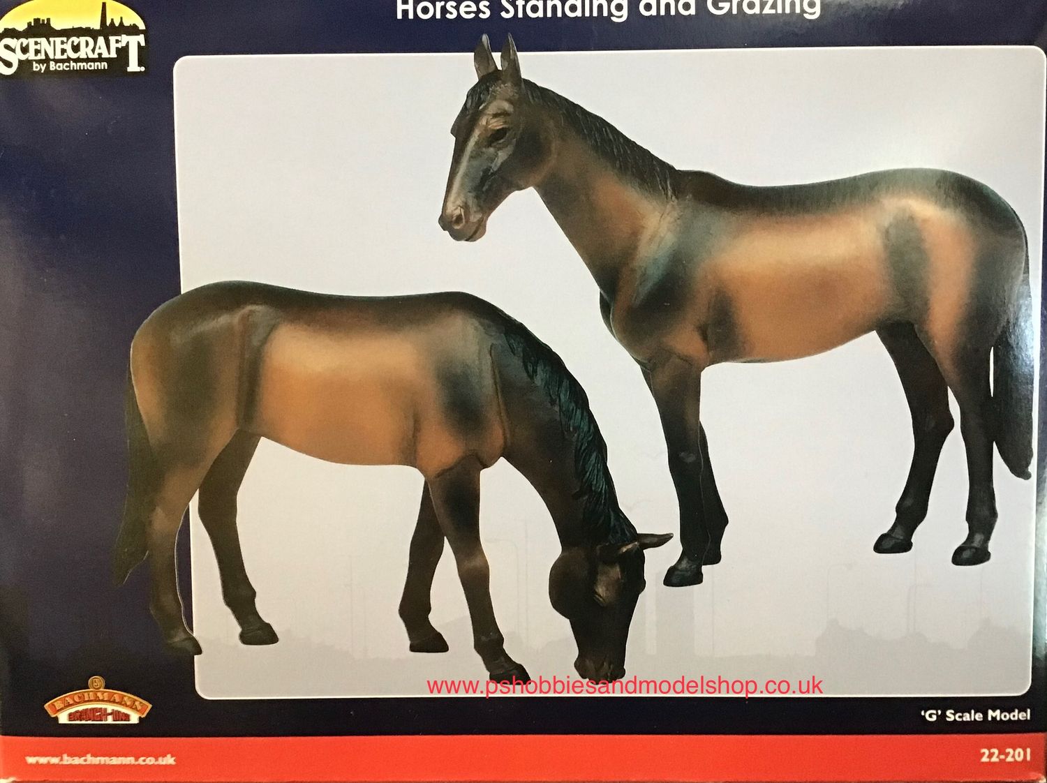 Scenecraft 22901  Standing G Gauge Horses