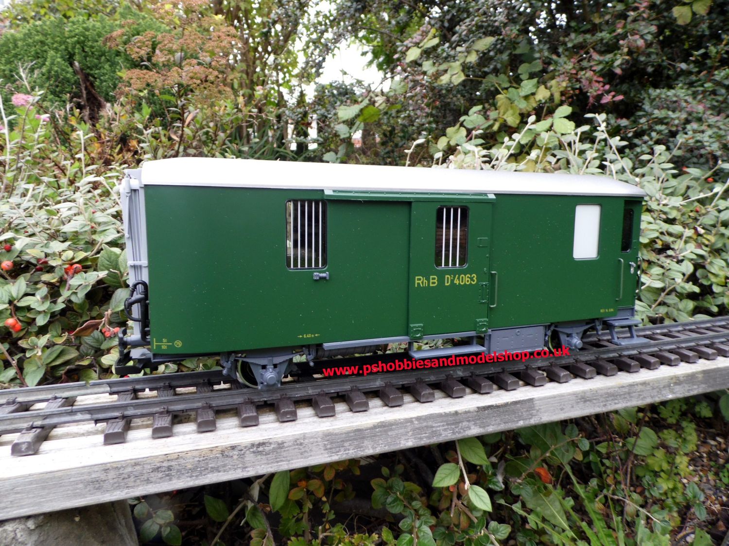 LGB 41843 RhB baggage wagon LGB 41843 RhB baggage wagon