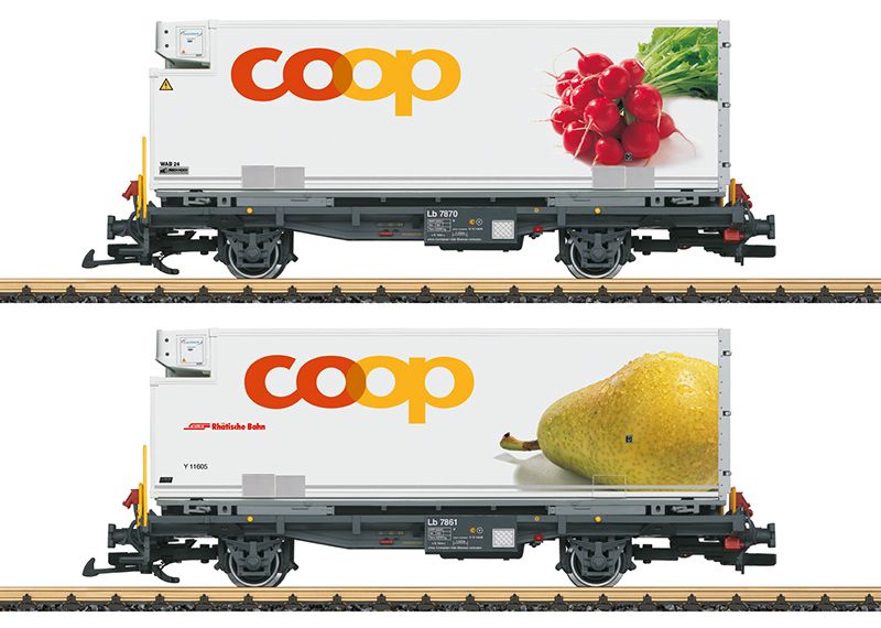 LGB 45889 Coop Fridge Pair Radish & Pears