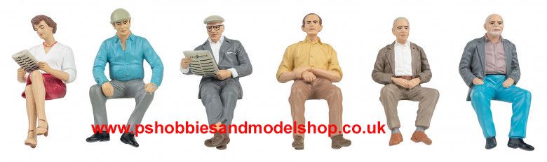 Pog.331503 6 Seated figures