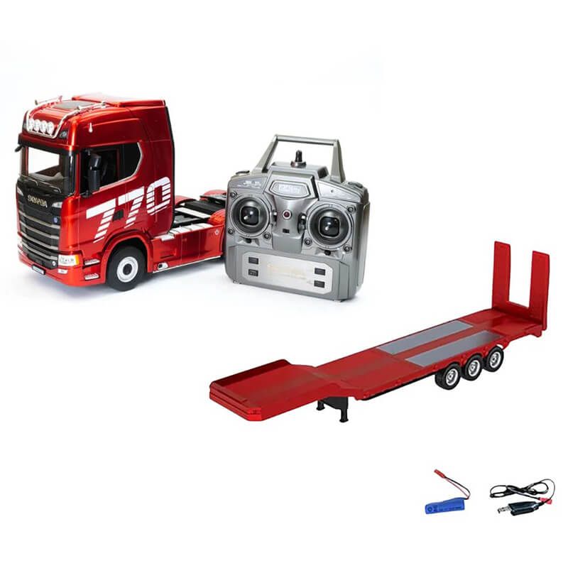 Huina 1501A-S New Truck and Trailer Combo Silver Huina 1501A-S New Truck and Trailer Combo Silver