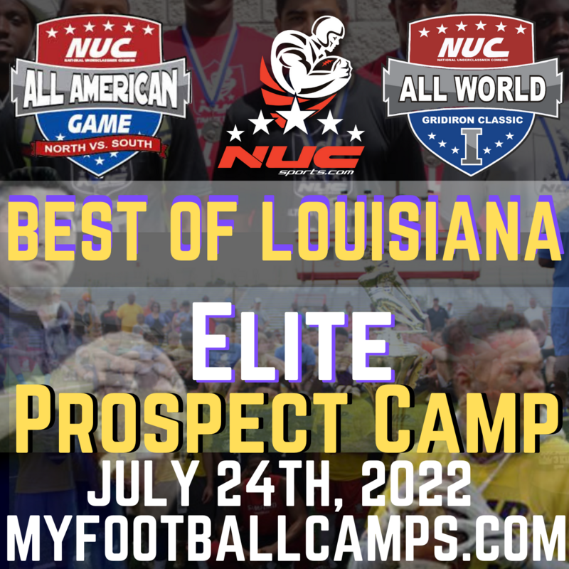 Coach Schuman's The Best of Louisiana Elite Prospect Camp, July 24th, 2022 Lafayette, LA, Westgate HS