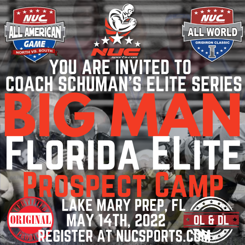 Coach Schuman's Big Man Elite Florida Camp &amp; Prospect Showdown, May 14th, 2022 Lake Mary Prep High School