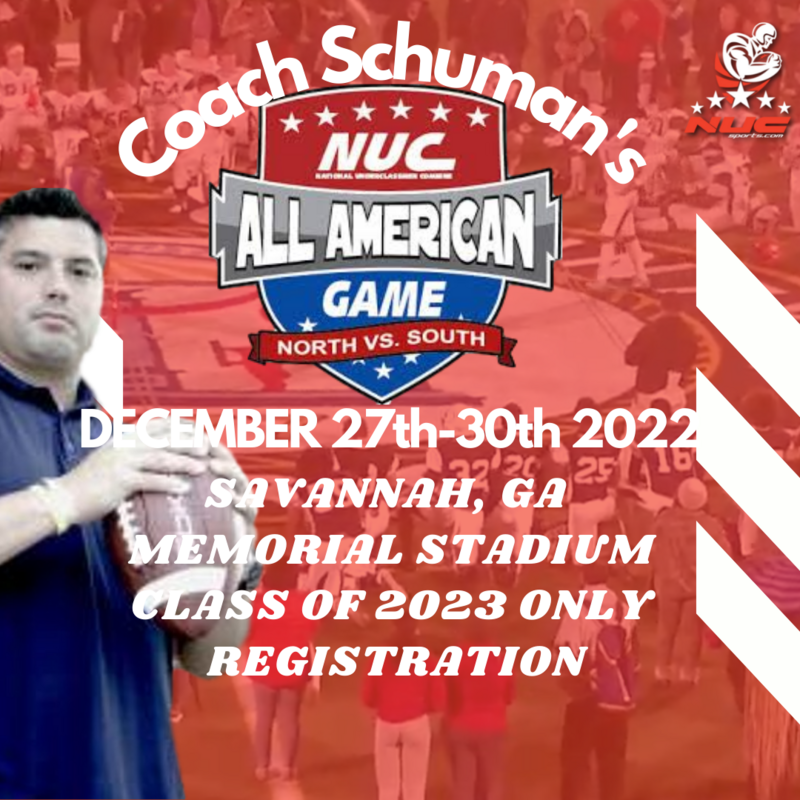 NUC Sports All American Game Registration for December 27th-30th 2022 Savannah, GA Grad Class of 2023 Register Here