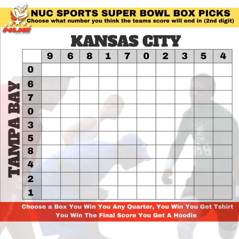 NUC Sports Super Bowl Box For Prizes: Free To Enter