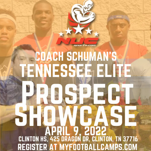 Coach Schuman's Tennessee Elite Camp, April 9, 2022, Now at Clinton HS, 425 Dragon Dr, Clinton, TN 37716