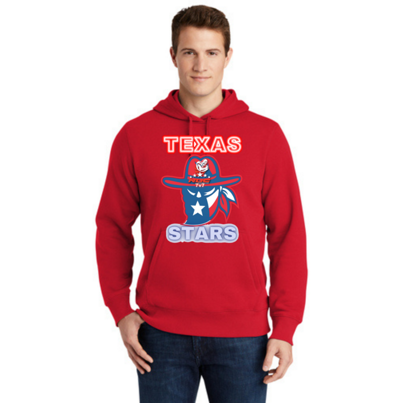 NUC Sports Texas Stars Football Club Hoodie Red