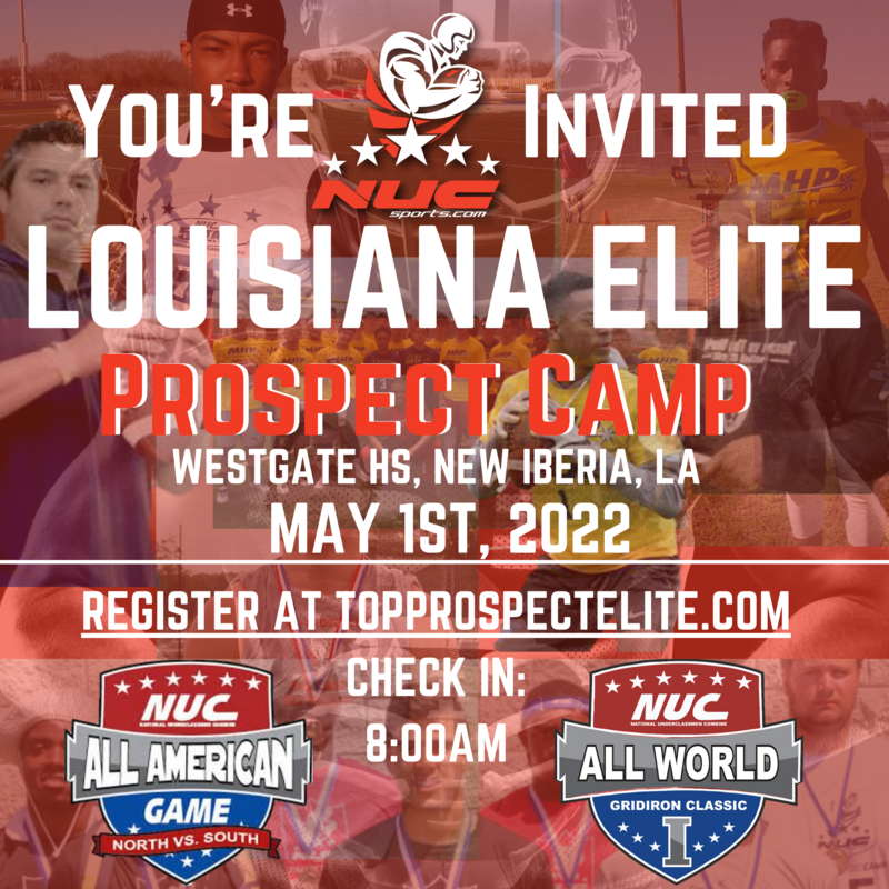 Coach Schuman's Louisiana Elite Prospect Camp, May 1st, 2022 Lafayette, LA, Westgate HS