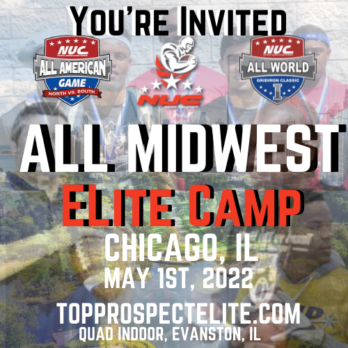 Coach Schuman's Midwest Elite invitational Football Prospect Camp, May 1st, 2022