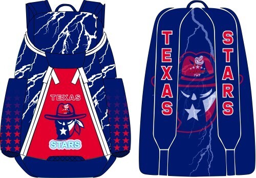 NUC Texas Stars Group Pack, Backpack, Gloves and Arm Sleeves