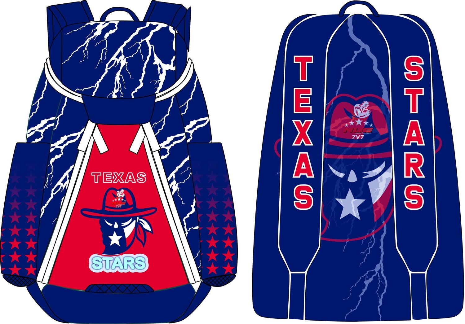 NUC Texas Stars Backpack