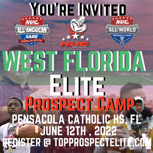Coach Schuman's West Florida Elite Prospect Camp, Move to June 12th, 2022 Pensacola Catholic HS, FL