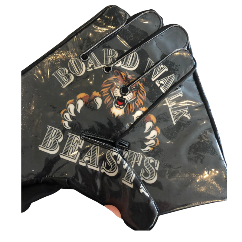 Black Boardwalk Beasts Gloves