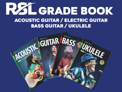 ACOUSTIC GUITAR/ ELECTRIC GUITAR/ UKULELE/BASS GUITAR - RSL GRADE BOOKS