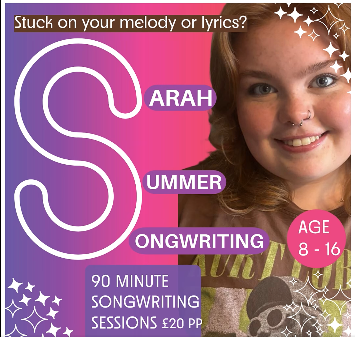 SARAH&#39;S SUMMER SONGWRITING CLUB!