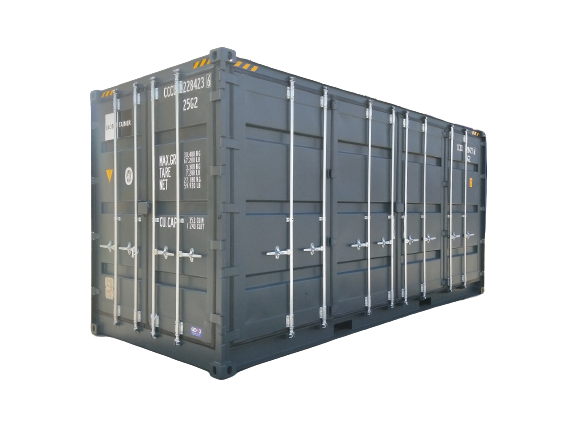 side door container, container mit seitenöffnung, container von der seite offen, open side door container 