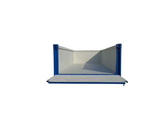 20FT Half Height Container Absetzcontainer Mulde, Schuttcontainer für Baustellen oder für den Transport von Bulk Gütern. Halbhoher Container 20FT