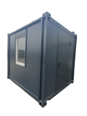 10FT Bürocontainer, seitliche Fenster, RAL7016