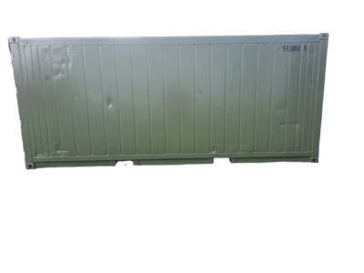 20FT Isoliercontainer, Kühlcontainer Bundeswehr grün.