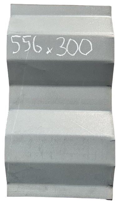 Seitenwand Patch Cortenstahl grau seitenwand 556x300x1,6mm Seitenwand Patch Cortenstahl grau seitenwand 556x300x1,6mm