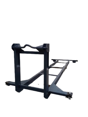 Abrollrahmen  DIN 30722-1, abrollsystem, hackensystem, container abrollrahmen, 20ft abrollrahmen mit twistlock, abrollcontainer, absetzcontainer, 