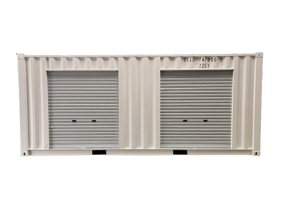 Rolltorcontainer, Selfstorage, Container, Lagercontainer, Materialcontainer, 2 Rolltore, Seitlich verbaut, 20 FUß Seecontainer mit Rolltor, Schiffscontainer mit Rolltore, Wechselbrücken Container mit Roltore. 