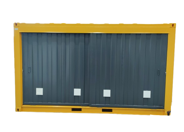 15FT Lagercontainer mit Schiebetüren