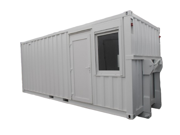 20FT Abrollbürocontainer, Wohncontainer RAL7035