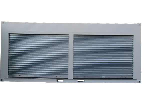 20 Fuß mit 2 x große Rolltoren + Personentür