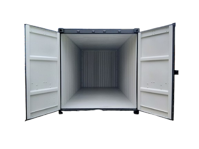 20 Fuß Seecontainer, Lagercontainer mit Stahlboden