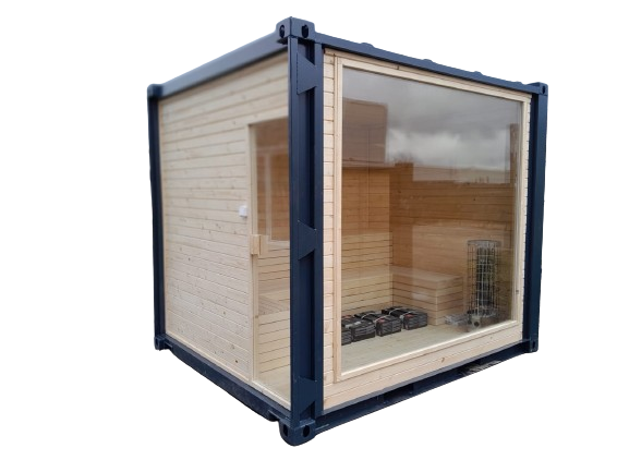 10FT Sauna Container, Holzsauna