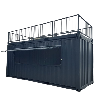 20FT Barcontainer mit Dachterasse