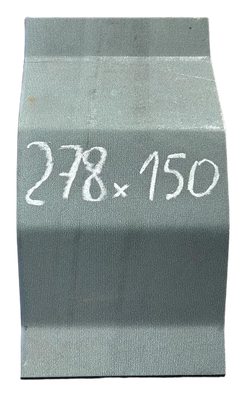 Seitenwand Patch Cortenstahl grau seitenwand 278x150x1,6mm