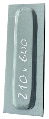 Dachblech Cortenstahl Patch / Flicken,  210 x 600 x 2 mm