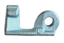 Nockenhalter Containertür links mit Zollloch Nockenhalter Containertür links mit Zollloch