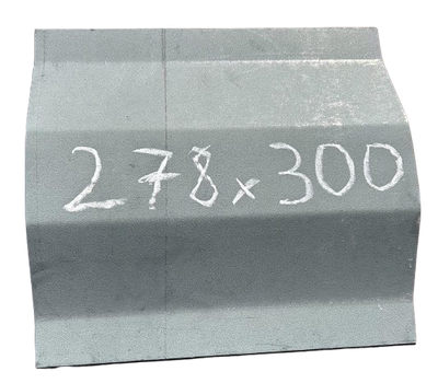 Seitenwand Patch Cortenstahl grau seitenwand 278x300x1,6mm
