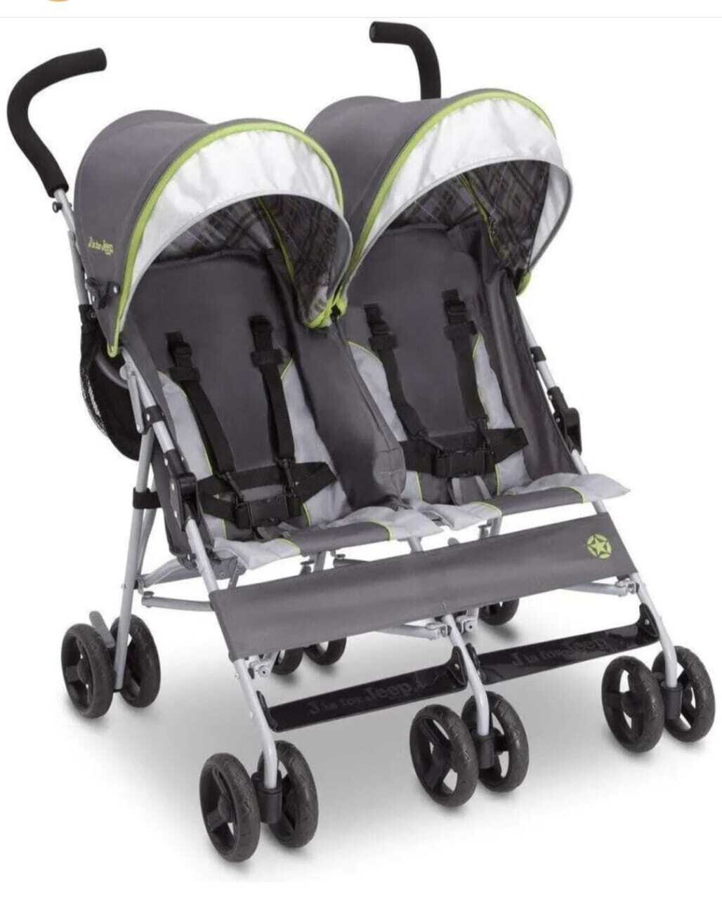 Scout double baby stroller