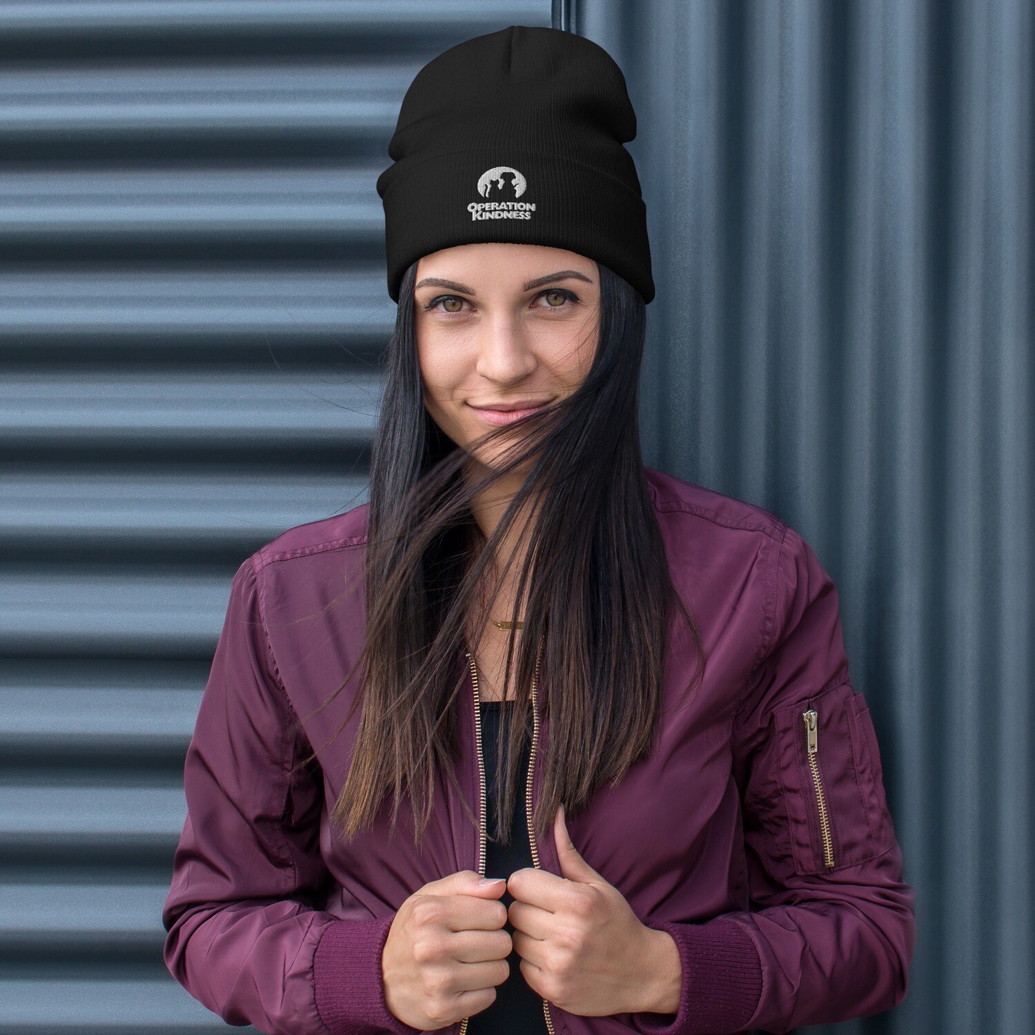 Operation Kindness logo embroidered beanie