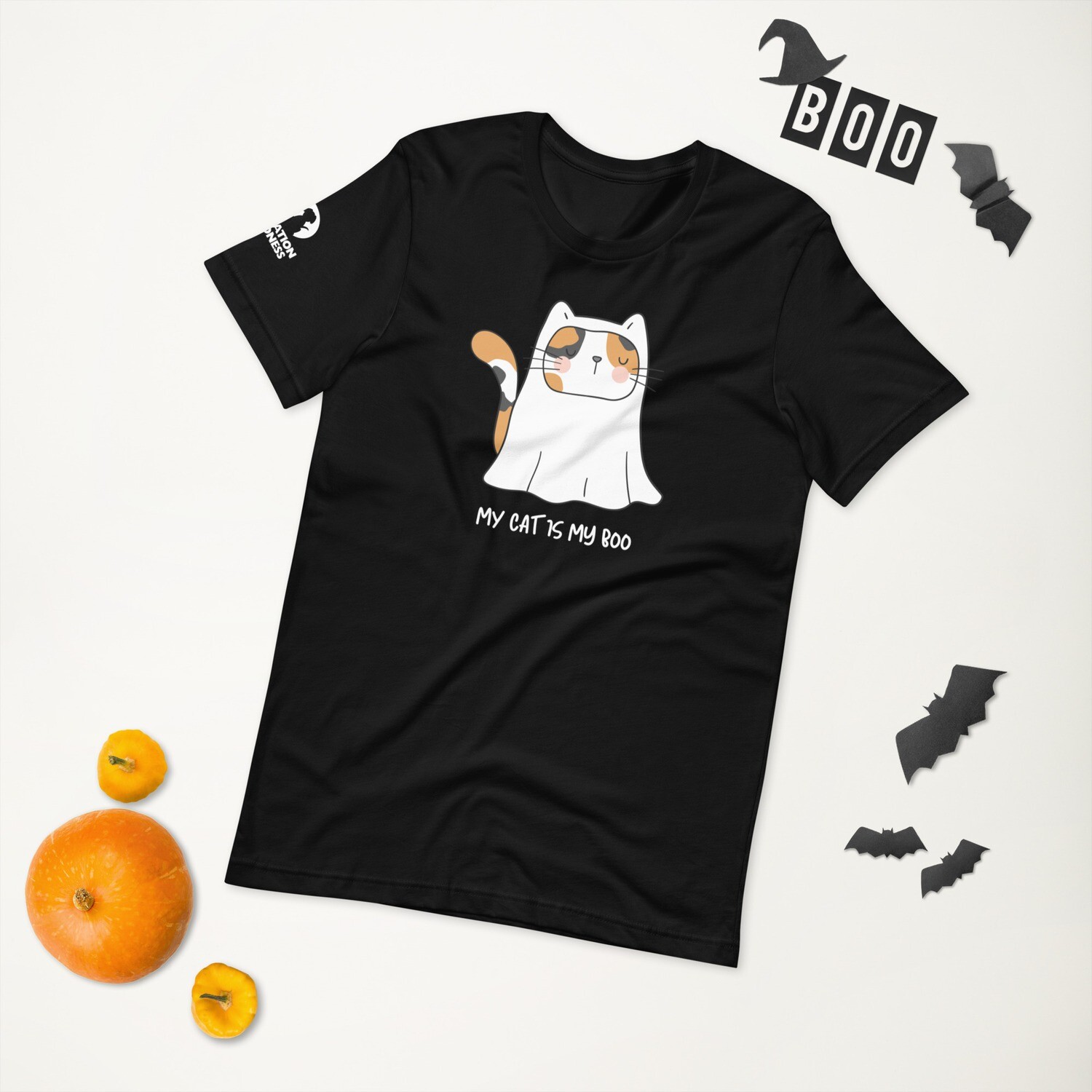 Halloween Cat unisex t-shirt