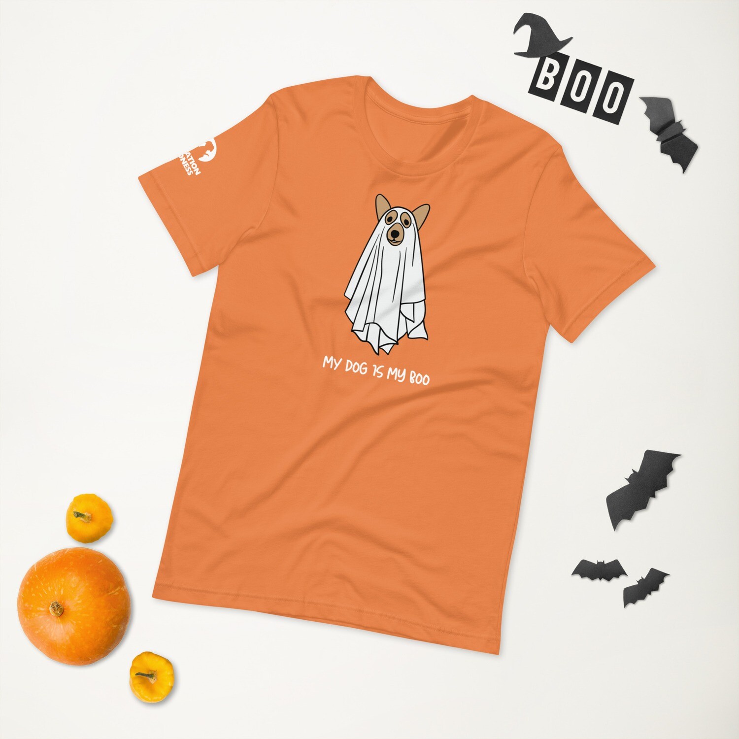 Halloween Dog unisex t-shirt