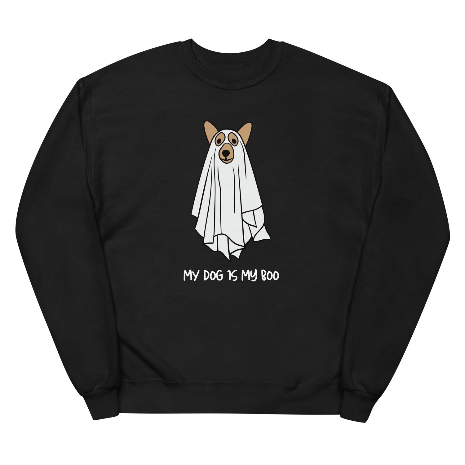 Halloween Dog unisex fleece sweatshirt