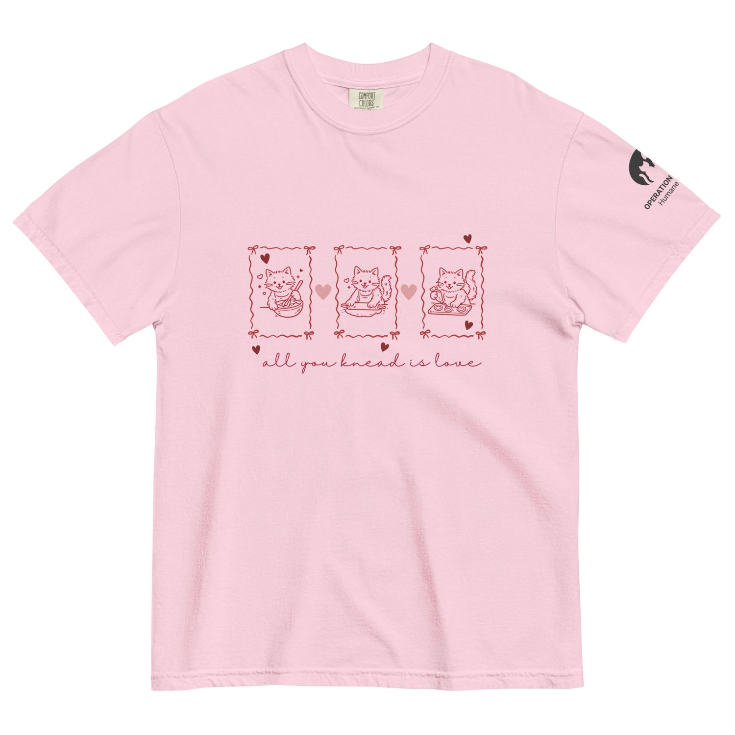 LIMITED EDITION COMFORT COLORS - All you knead is love - Unisex T-Shirt