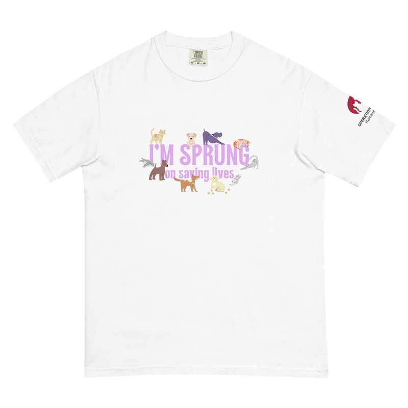 I'M SPRUNG ON SAVING LIVES - Comfort Colors - Unisex t-shirt