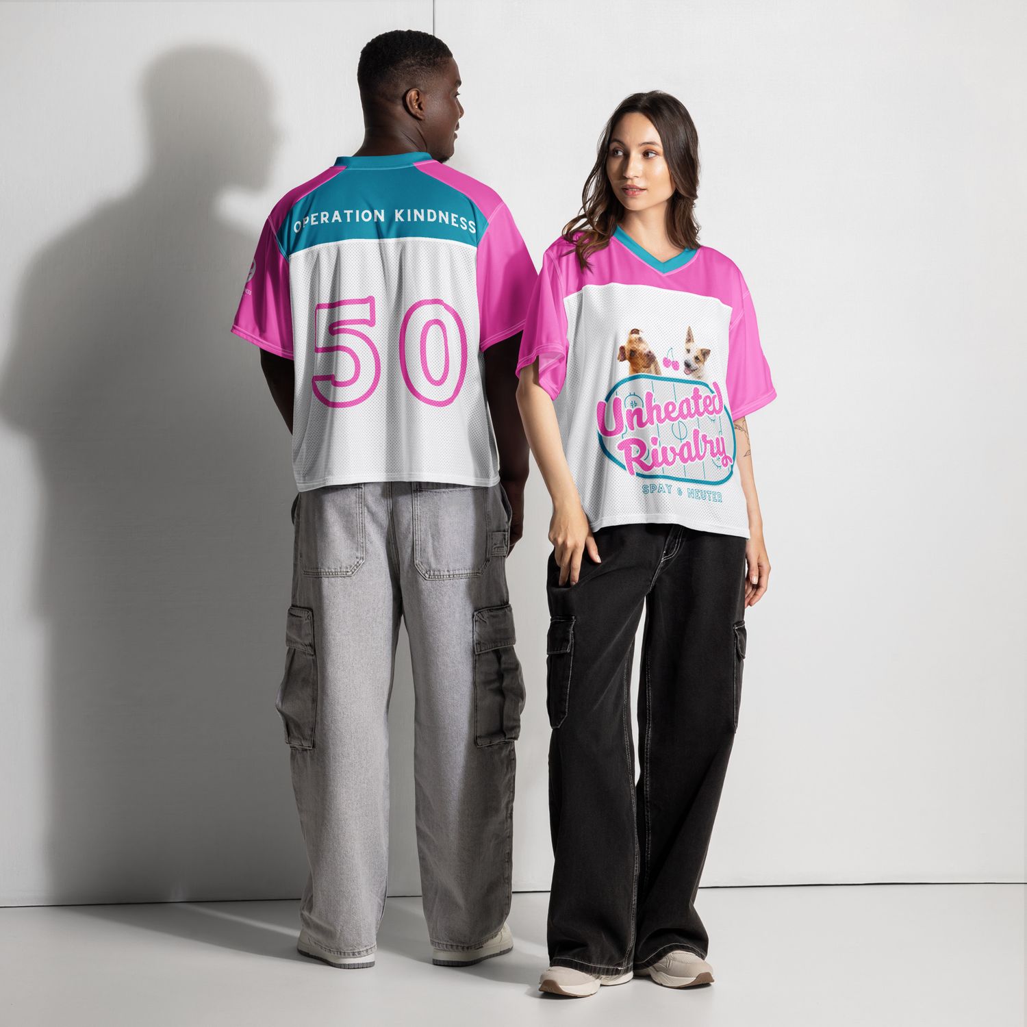 UNHEATED RIVALRY DOGS - Boxy football jersey