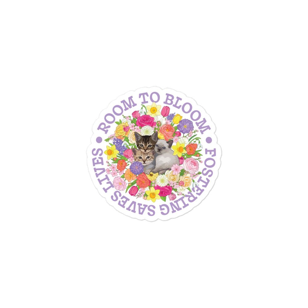 ROOM TO BLOOMS - Bubble-free stickers