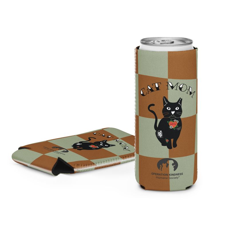 Cat Mom Can cooler
