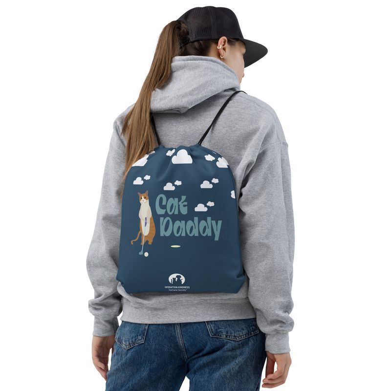 Cat Daddy Drawstring bag