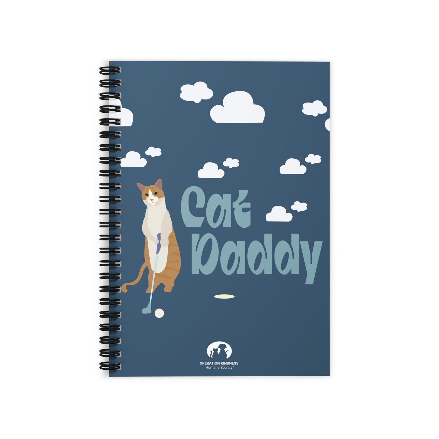 Cat Daddy Ruled Line Spiral Notebook Cat Daddy Ruled Line Spiral Notebook