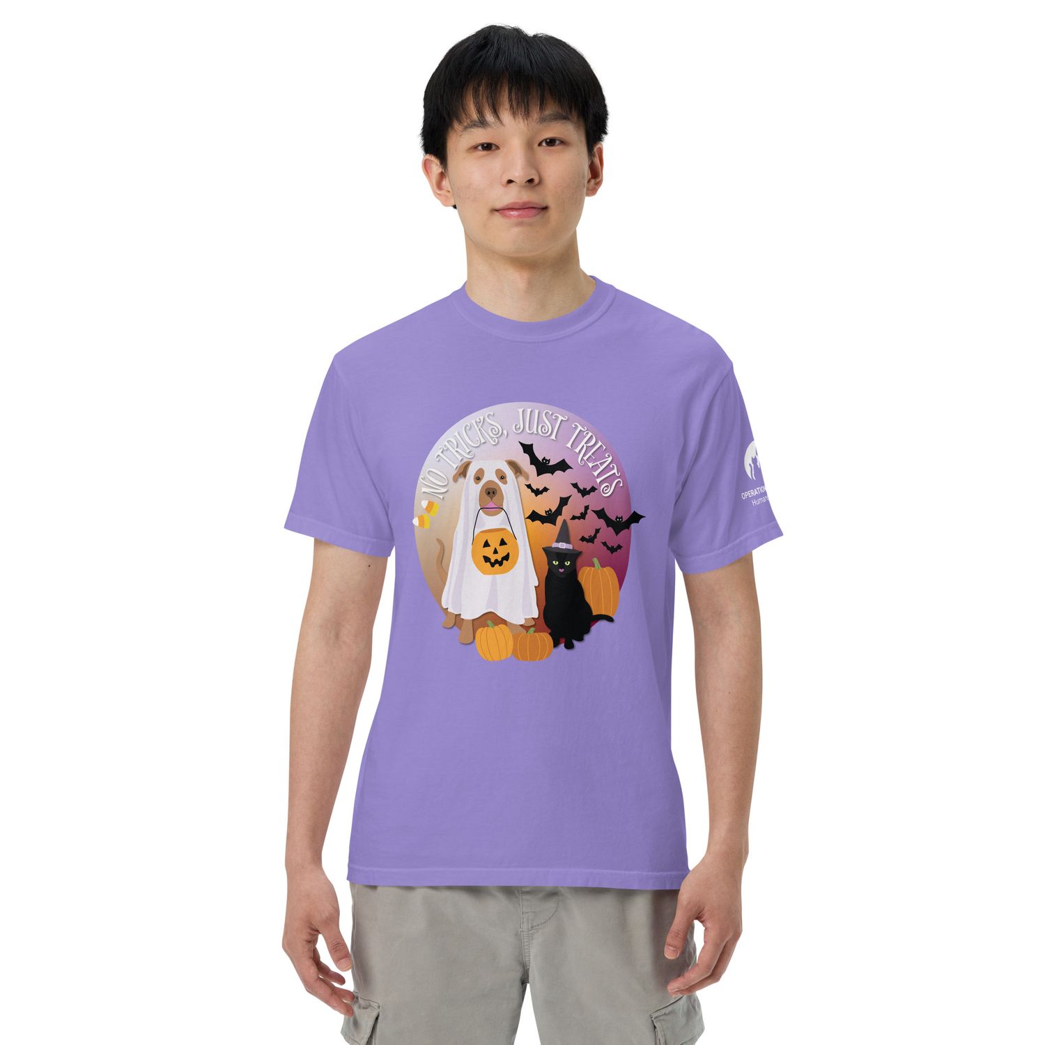 No Tricks, Just Treats! Unisex garment-dyed heavyweight t-shirt No Tricks, Just Treats! Unisex garment-dyed heavyweight t-shirt
