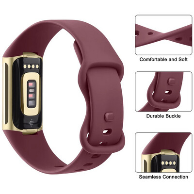 silicone strap for Fitbit charge 5 باند سيليكون لساعة فت بت